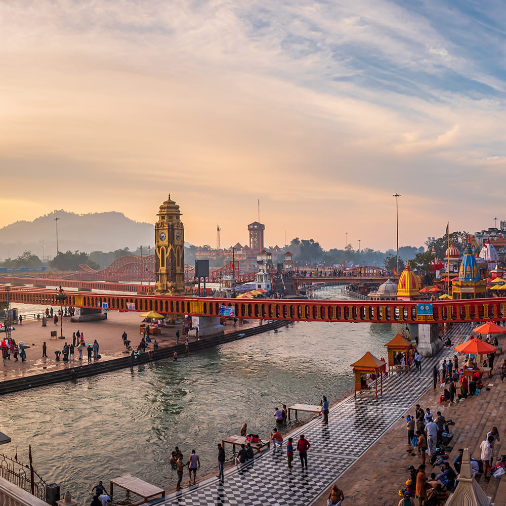 Delhi to Haridwar route