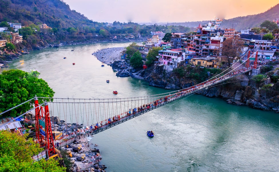 Delhi to Rishikesh route